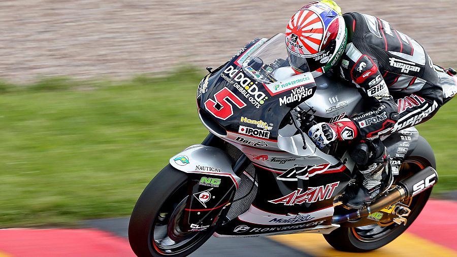 El francés Johan Zarco, vencedor de la carrera de Moto2