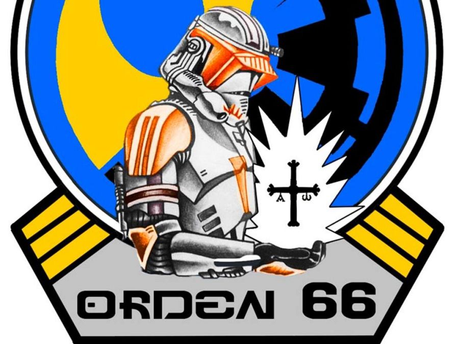 Fragmento del escudo de la Orden 66