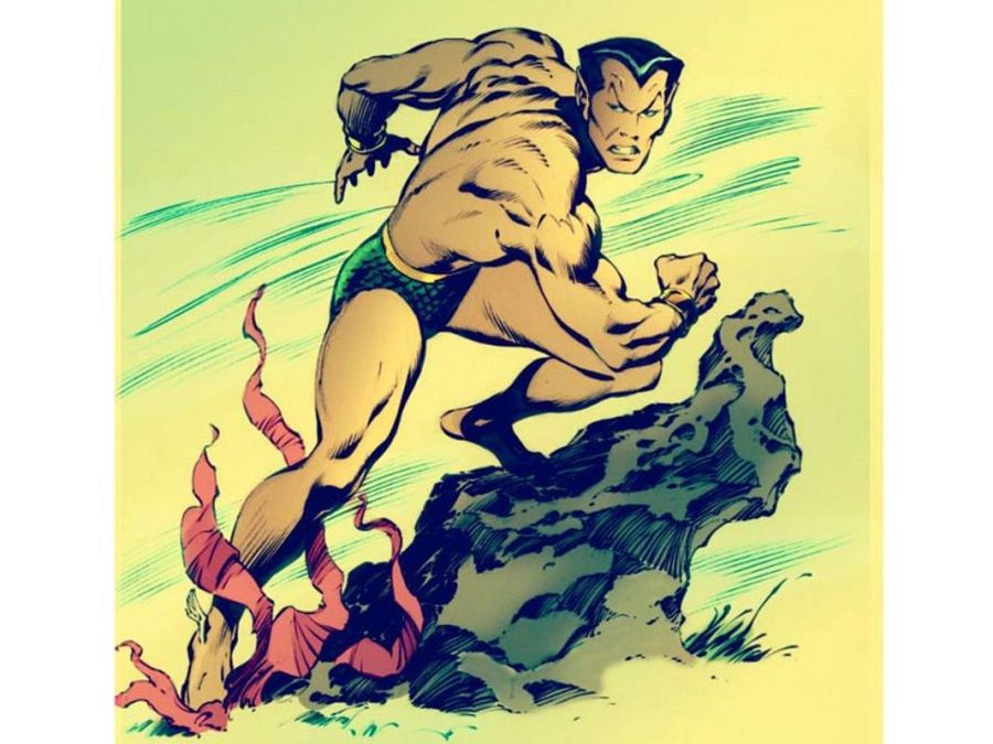 Imagen mítica de Namor por John Buscema