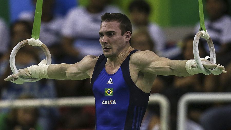 Arthur Zanetti, la esperanza brasileña en gimnasia artística.