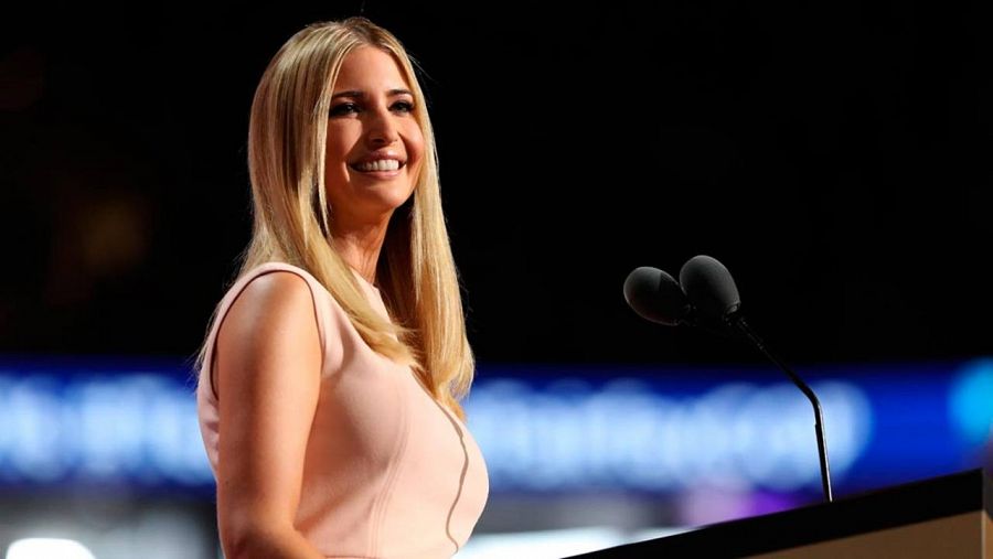 Ivanka Trump, durante su discurso