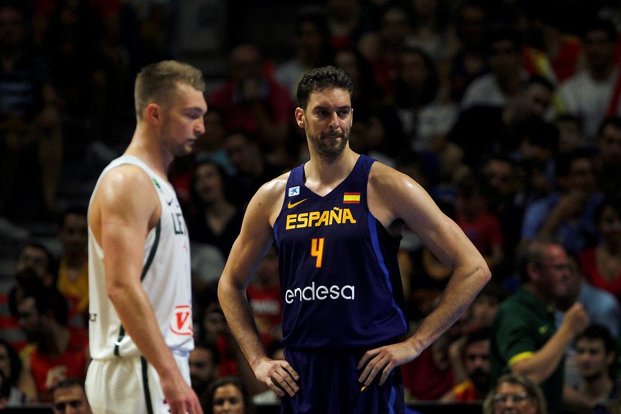 Pau Gasol, jugador de la selección olímpica de baloncesto