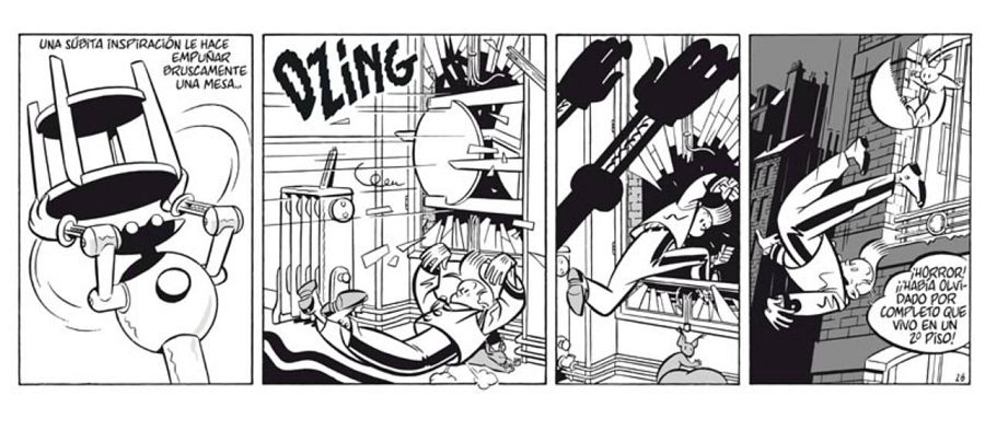 Tira del 'Spirou de Yves Chaland'