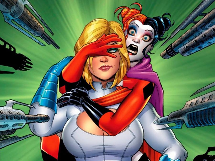 Harley y Power Girl