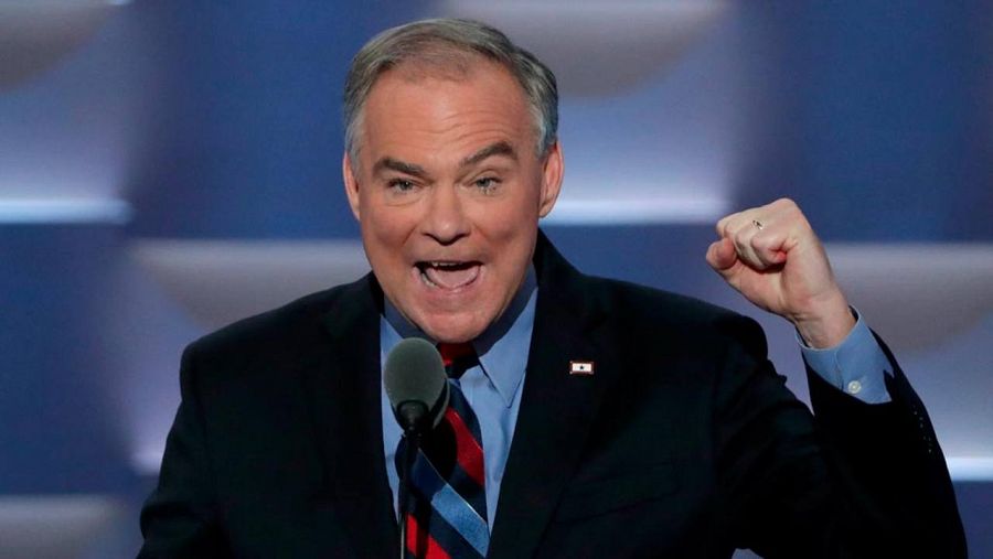 Tim Kaine, candidato a vicepresidente por el Partido Demócrata