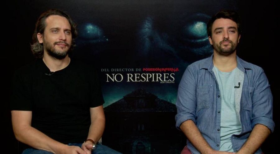 Fede Álvarez y Rodo Sayagues en un momento de la entrevista