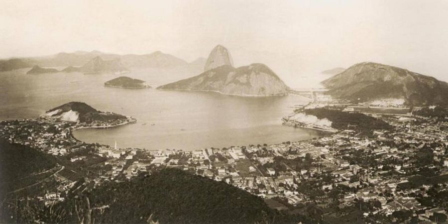 Vista general de Río de Janeiro en 1889