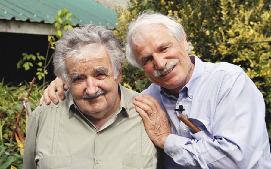 José Mugica (Izqda.) y Yann Arthus-Bertrand (Dcha.)