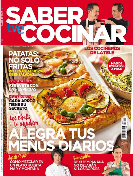 Portada Saber Cocinar, número de agosto