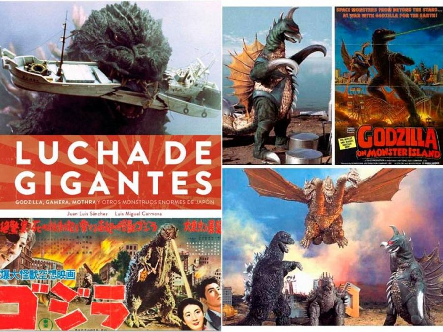 Portada y página de 'Lucha de gigantes'