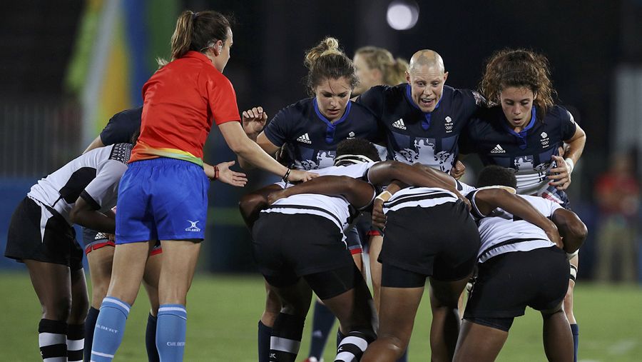 Rugby - Women's Quarterfinals Britain vs Fiji