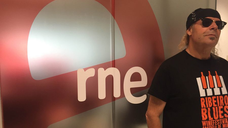 Javier Vargas, en los estudios de RNE.