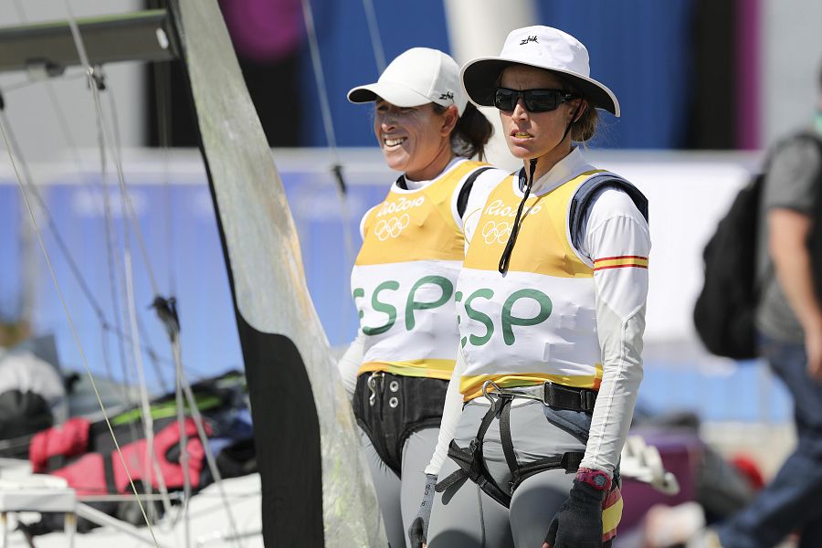 Tamara Echegoyen y Berta Betanzos