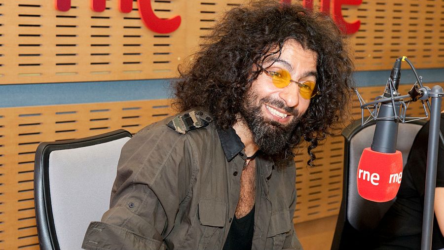 Un momento del programa, siempre con su sonrisa inamovible