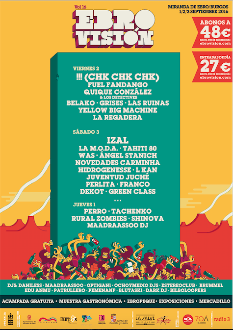 Cartel de la próxima edición del festival Ebrovisión