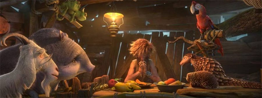 Robinson y sus nuevos amigos