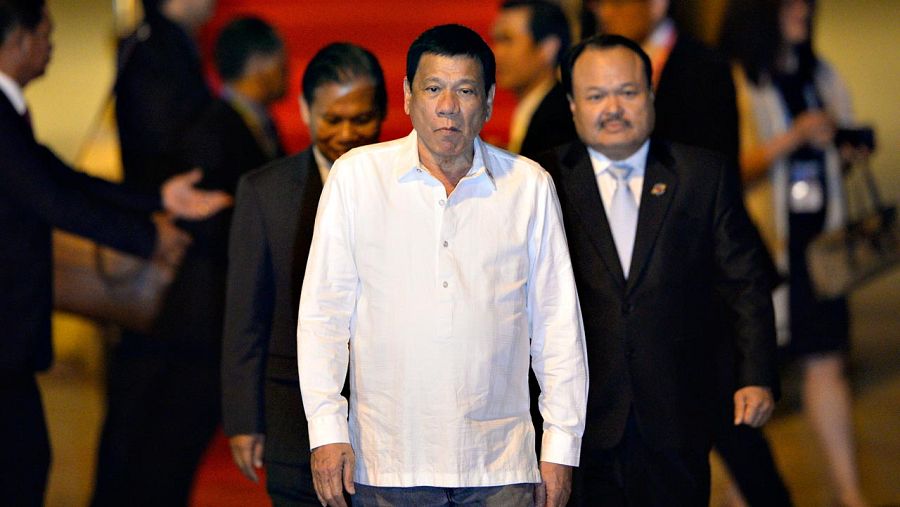 El presidente de Filipinas, Rodrigo Duterte