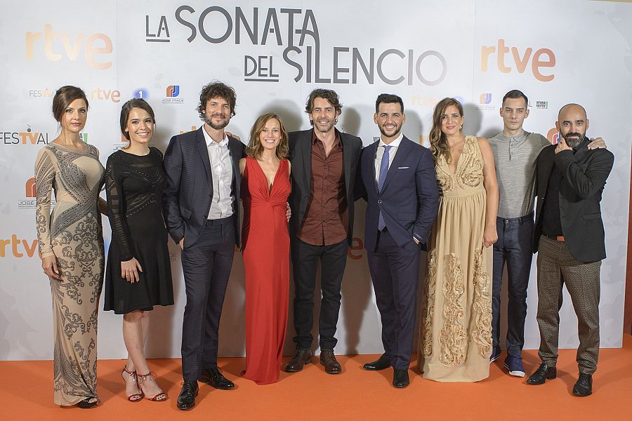 Reparto de 'La sonata del silencio' en el FesTVal de Vitoria