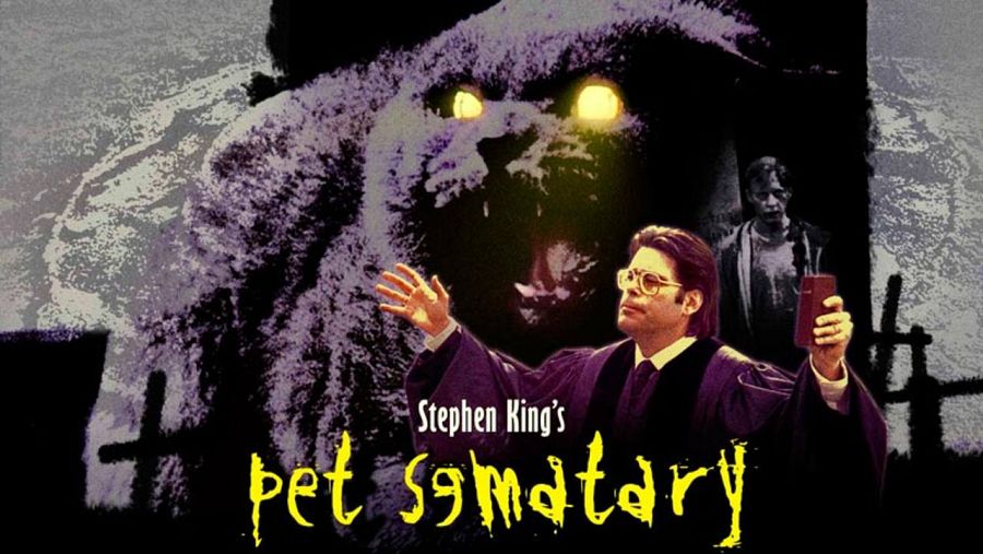 Anuncio de 'Cementerio de animales' en el que aparece el propio King