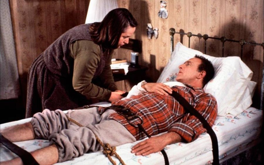 Kathy Bates y James Caan en 'Misery'