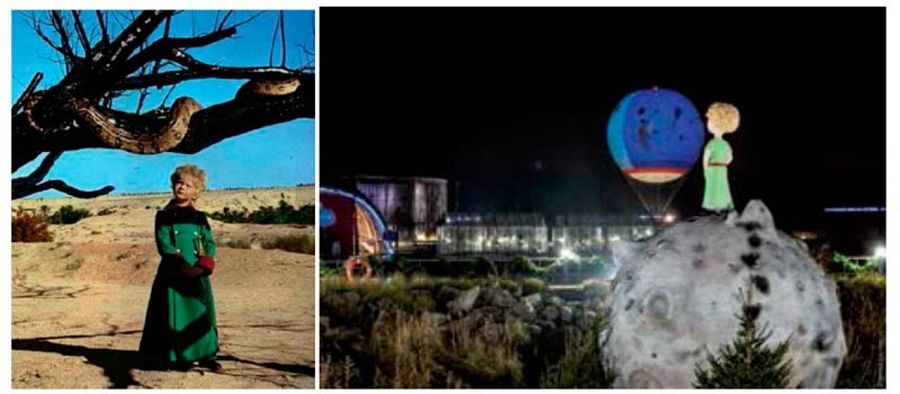 La película de 'El Principito' que dirigió Stanley Donen y una imagen del parque del Principito en Alsacia