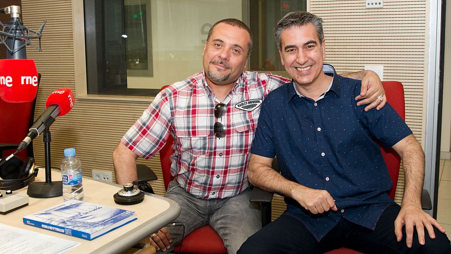 Juan Antonio Olías, con Arturo Martín