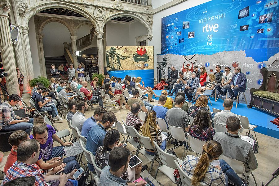 Rueda de prensa de presentación de la última temporada de 'Águila Roja'