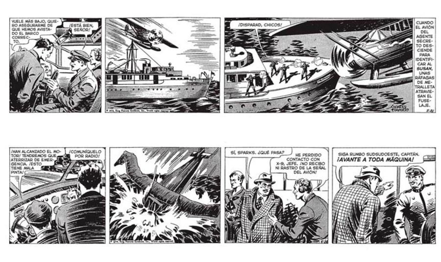 Tiras de 'Agente secreto X-9'