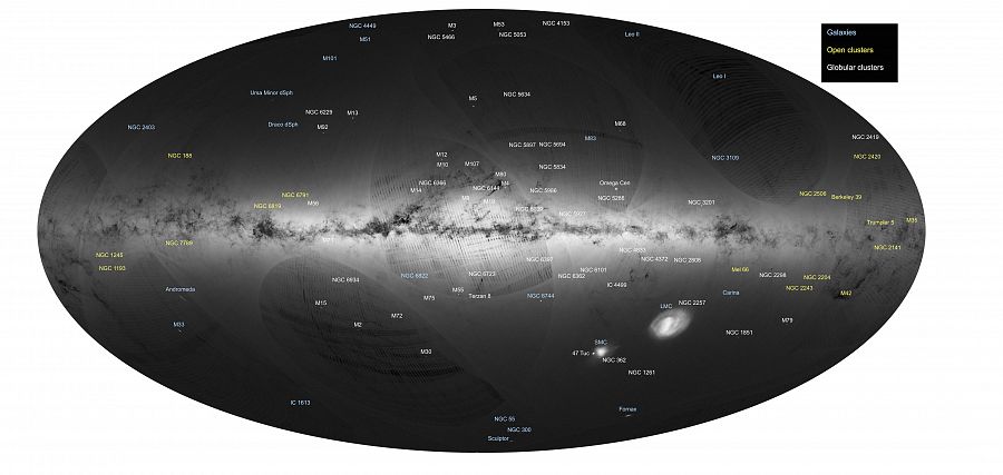 La Vía Láctea, cartografiada por 'Gaia'
