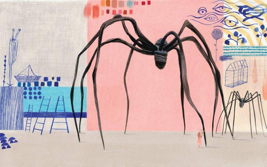 Páginas de 'Nana de tela. La vida tejida de Louise Bourgeois'