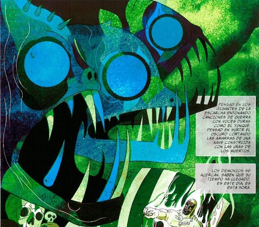 Fragmento de una ilustración de 'Los dientes de la eternidad'