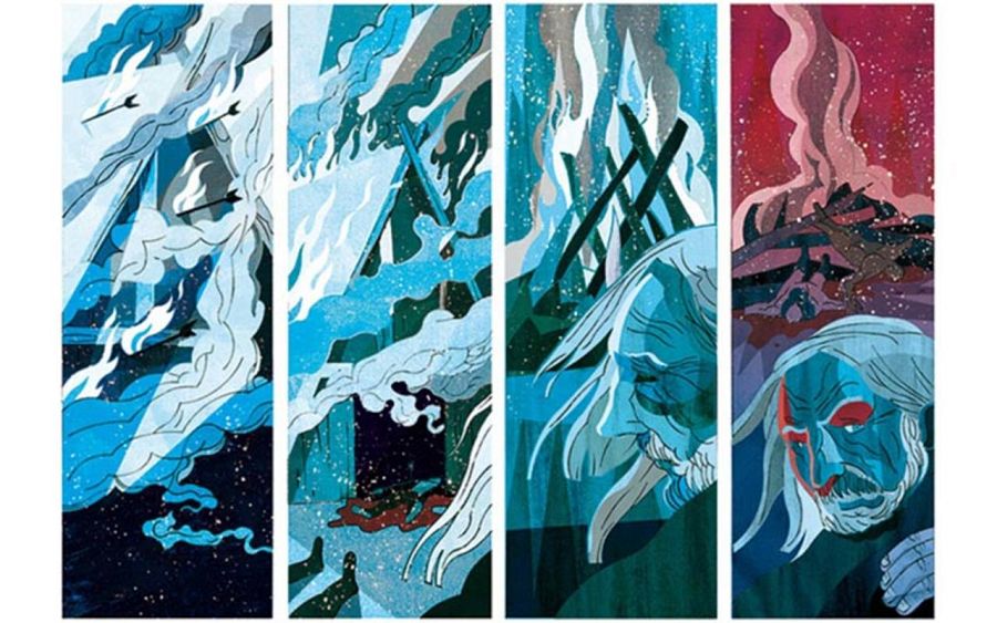 Fragmento de una ilustración de 'Los dientes de la eternidad'