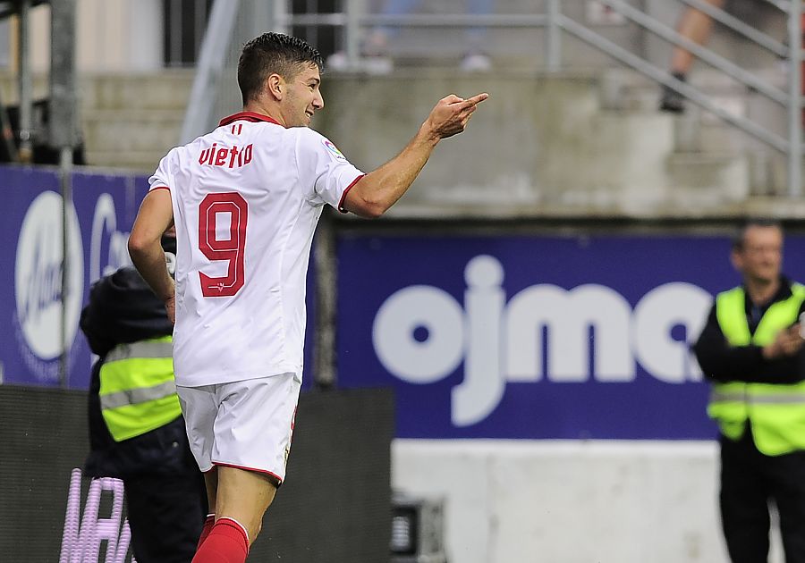 Luciano Vietto adelantó al Sevilla en casa del Eibar