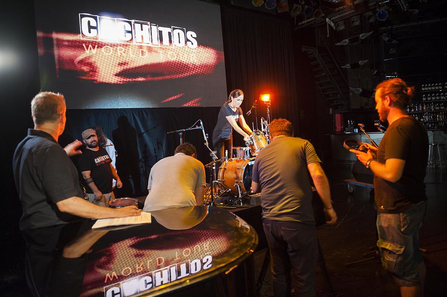 En la grabación de 'Metamúsica'