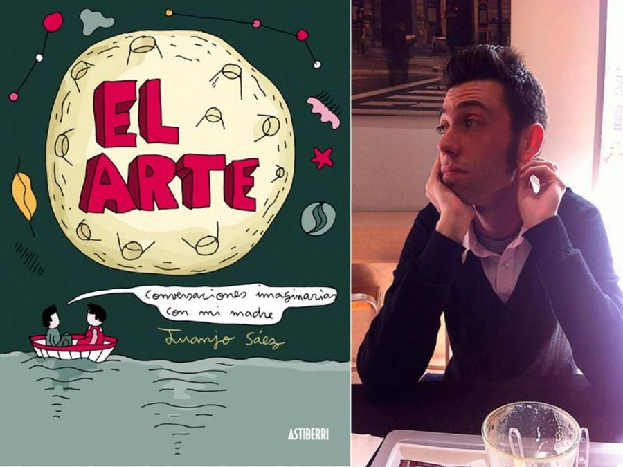 Juanjo Sáez y la portada de 'El arte. Conversaciones imaginarias con mi madre'