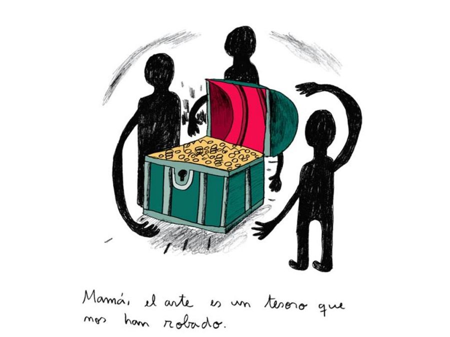 Fragmento de una página de 'El arte'