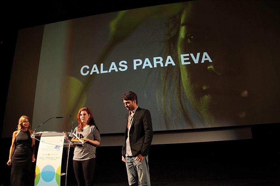 Ilune Díaz recogió el Premio RTVE por su corto 'Calas para Eva'