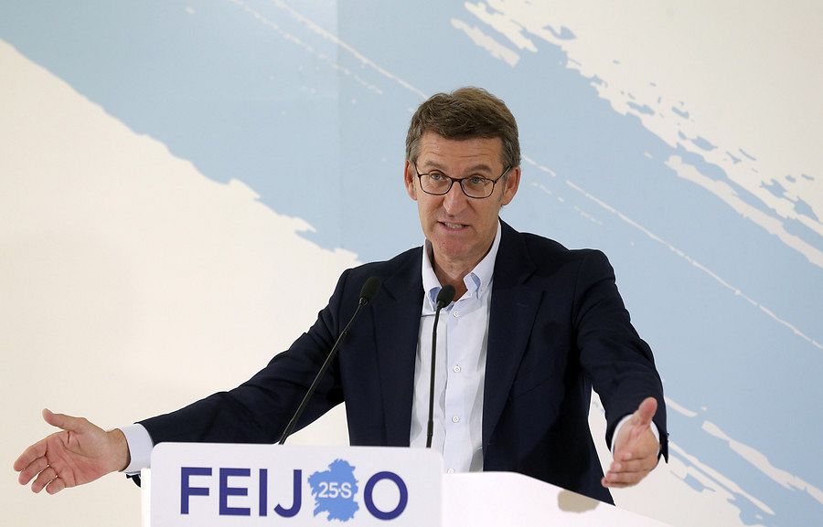 Núñez Feijóo, mayoría absoluta en Galicia