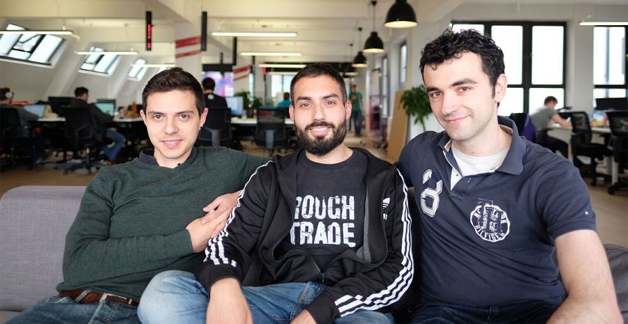 De izquierda a derecha: Sergio Díaz-Miguel, Pablo Hesse y Miguel Coronado, socios de Teltoo.