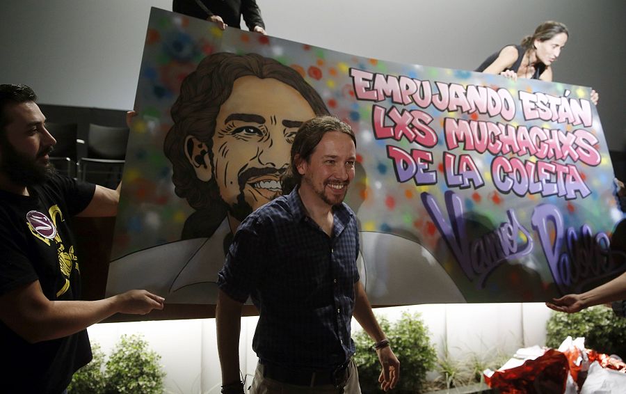 PABLO IGLESIAS EN ACTO CON REPRESENTANTES DE LOS CÍRCULOS DE MADRID