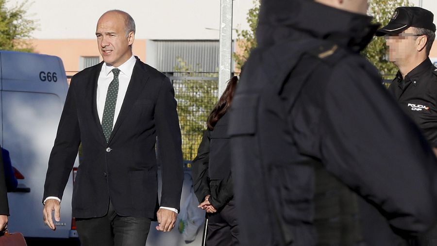 Jacobo Gordon, uno de los 37 acusados de la Gürtel, a su llegada a la Audiencia Nacional