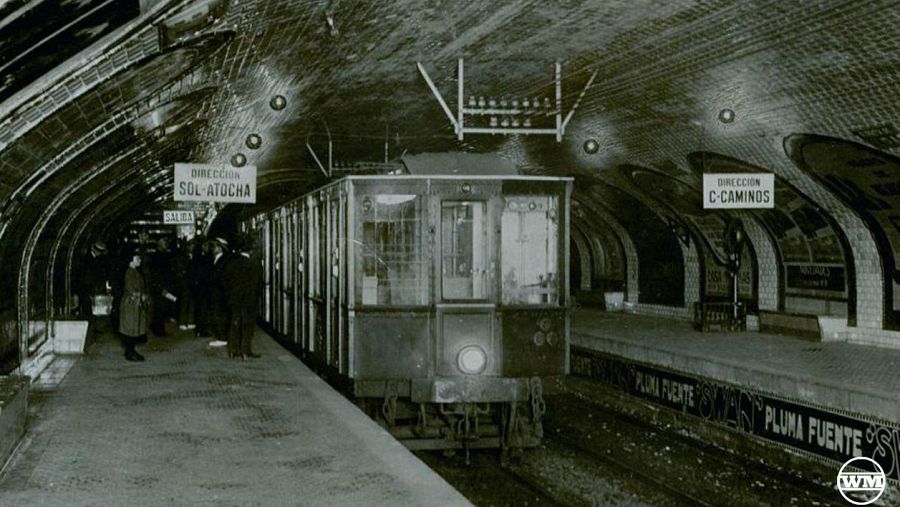 Antigua estación del metro de Madrid