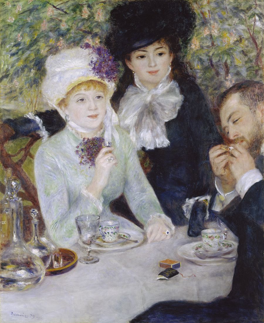 'Después del almuerzo', 1879. Pierre-Auguste Renoir.