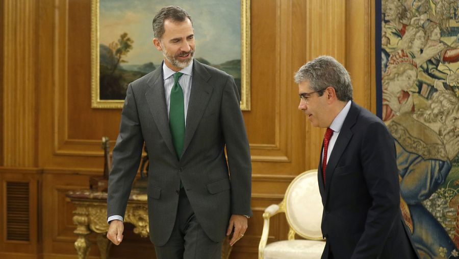 El rey Felipe VI recibe el portavoz del Partit Demócrata Europeu Catalá (PDECat) en el Congreso, Francesc Homs.