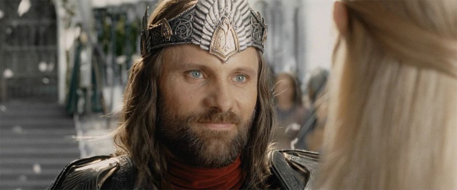 Vigo Mortensen (Aragorn) en un fotograma de 'El señor de los anillos: El retorno del rey'.