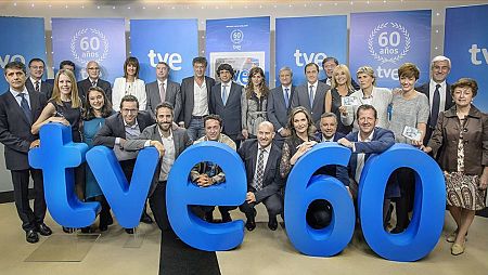 Algunos de los profesionales que han formado y forman parte de estos 60 años de TVE