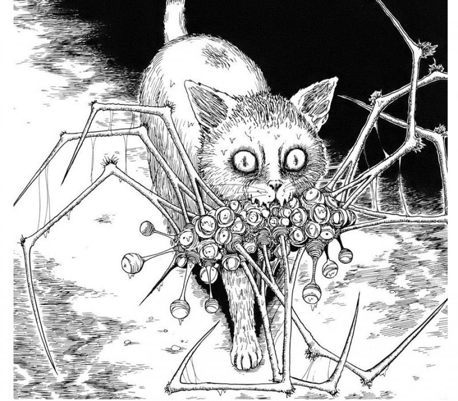 Viñeta de Junji Ito