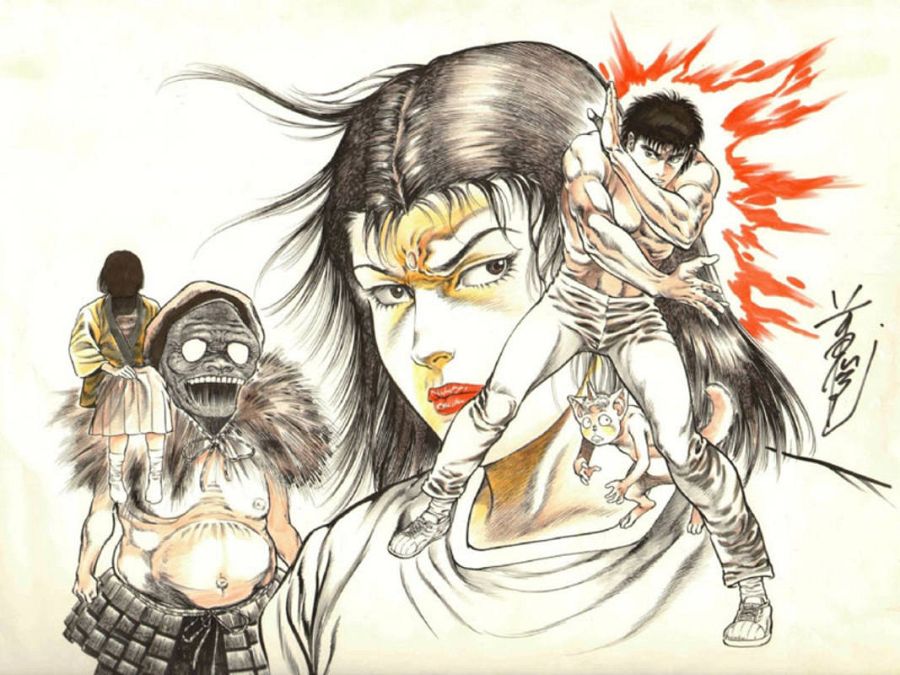 Ilustración de 'Urotsukidóji'