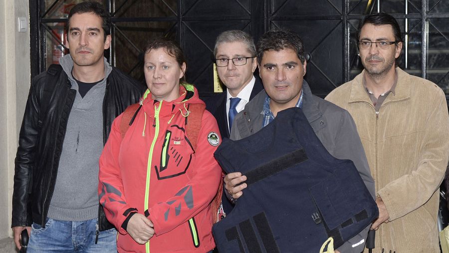 La agente de la Guardia Civil de Salamanca, Alicia S. que se negó a quitarse su chaleco antibalas particular adaptado