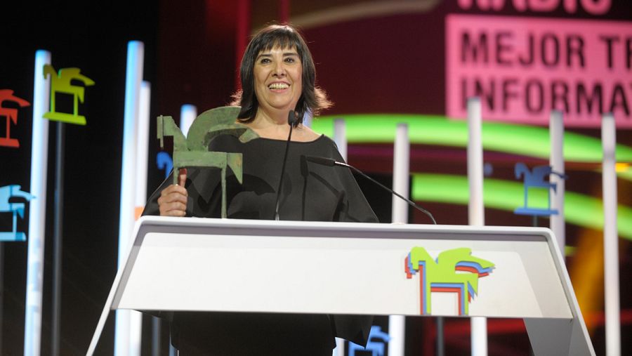 Nieves Concostrina recoge su Premio Ondas